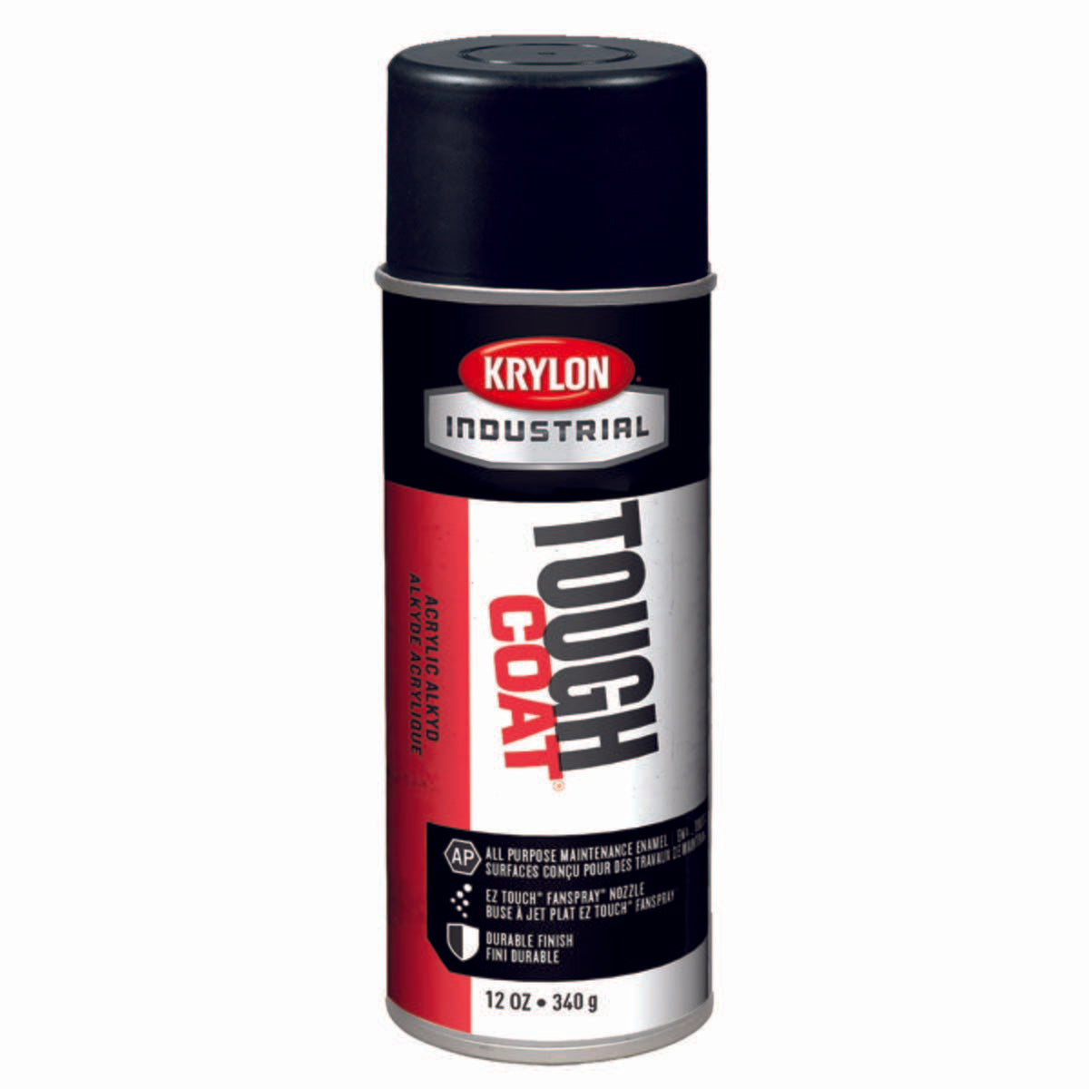 Krylon Industrial A01770007 Tough Coat Acylic Enamel - OSHA Black