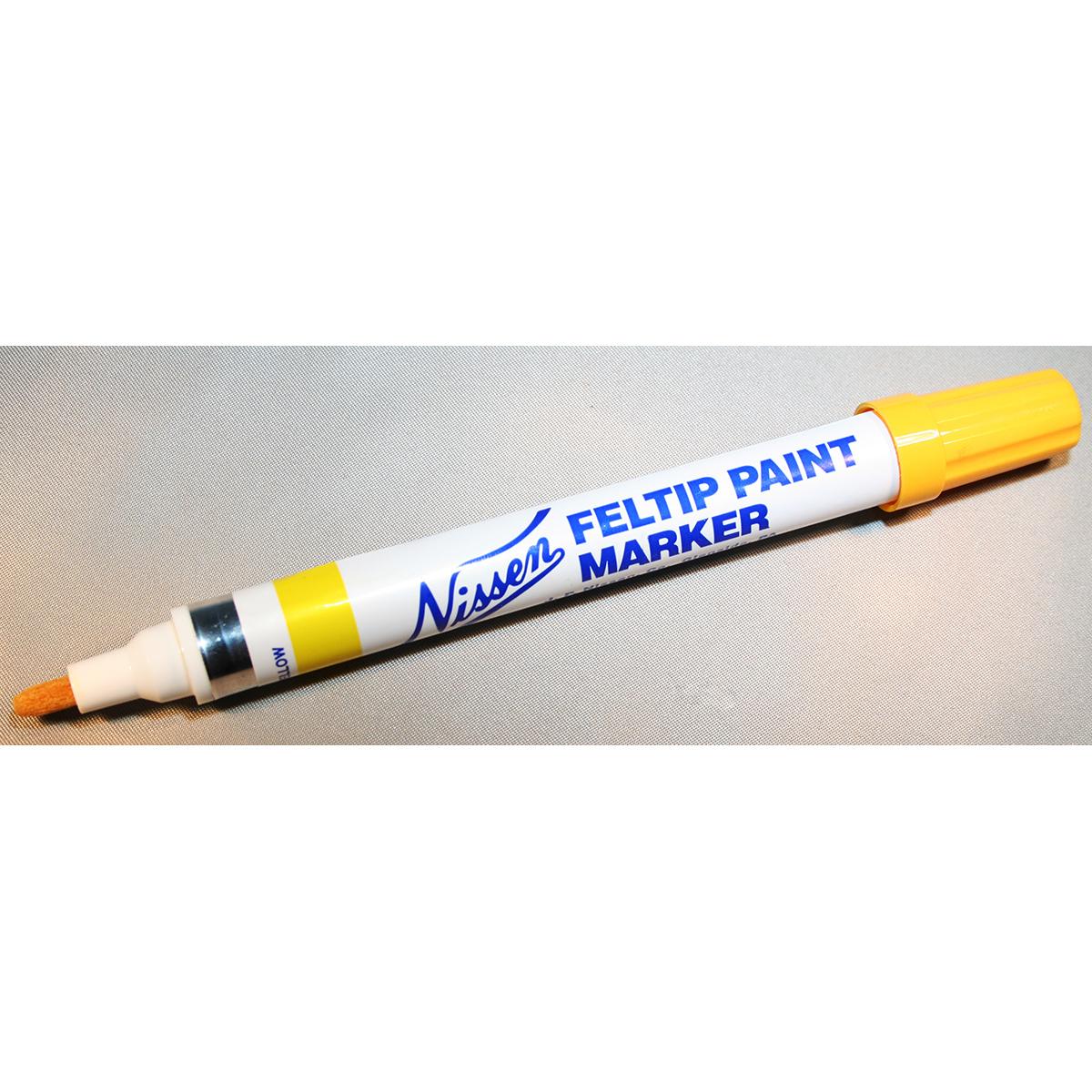 Nissen 00351 Feltip Paint Marker Yellow