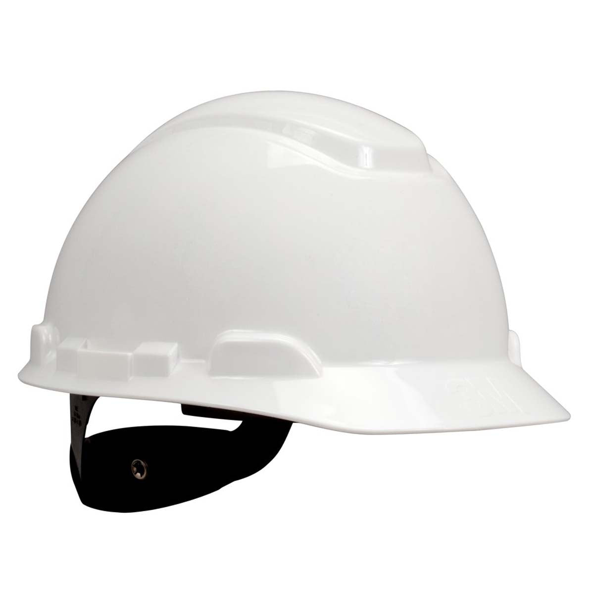 3M 7000053152 Hard Hat with Uvicator H-701R-UV, White, 4-Point Ratchet Suspension,