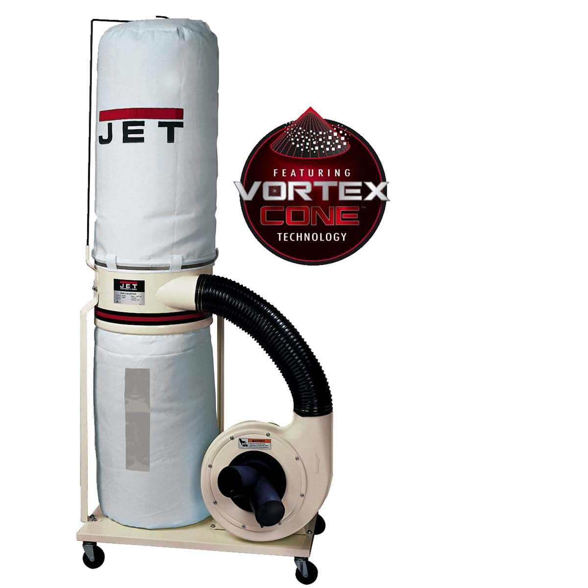 Jet 710703K DC-1200VX-BK3, 2HP 3PH, W/30M BAG FILTER