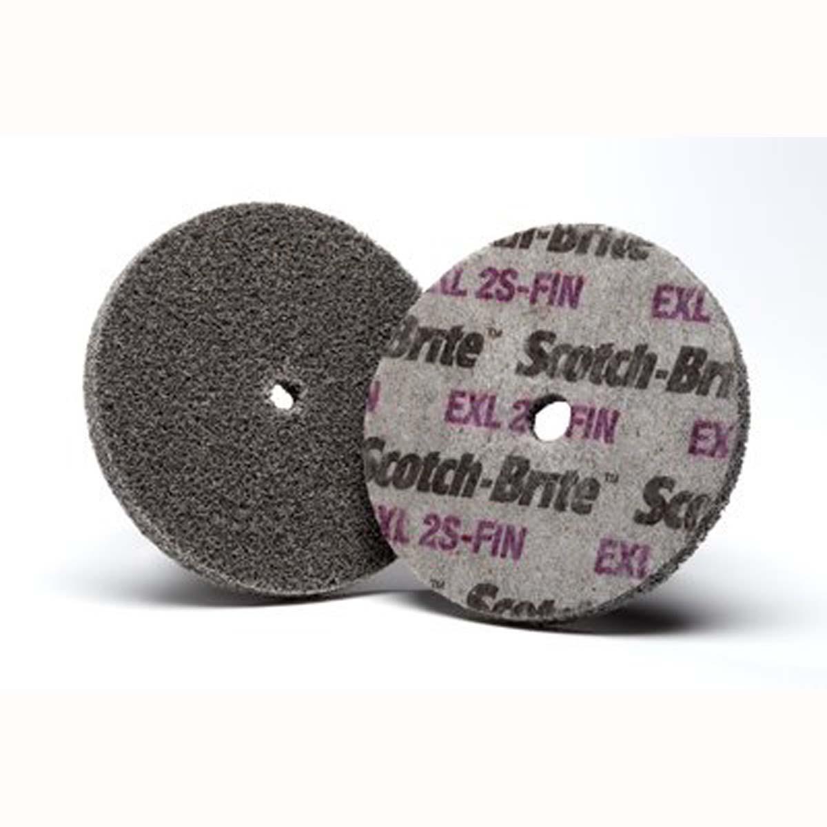 3M 048011137162 Scotch -Brite EXL Unitized Wheel - 3 in x 1/4 in x 1/4 in 2S FIN