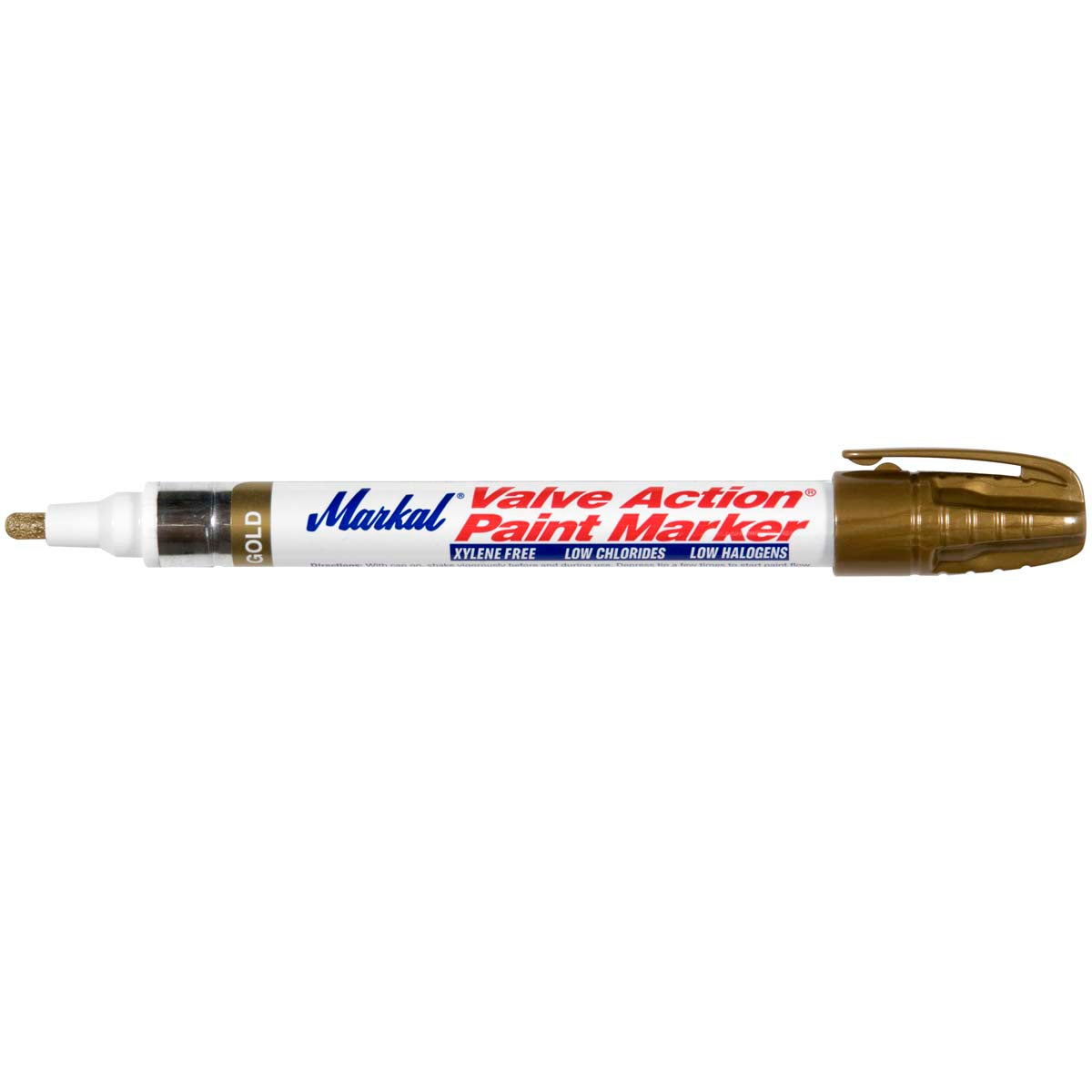 Markal 096827 Valve Action Liquid Paint Marker - Gold