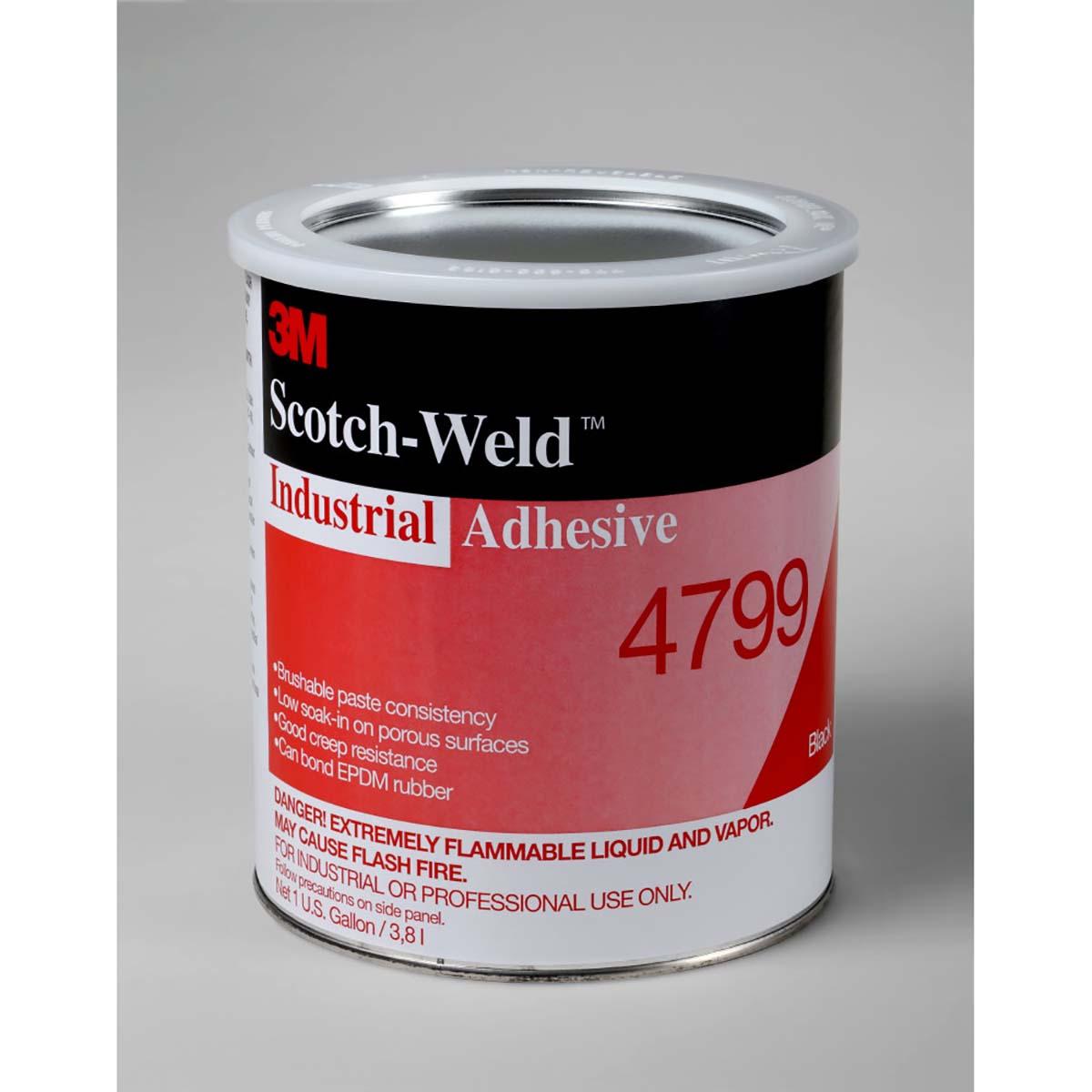 3M 62479926313  Industrial Adhesive 4799 Black - 5 Ounce