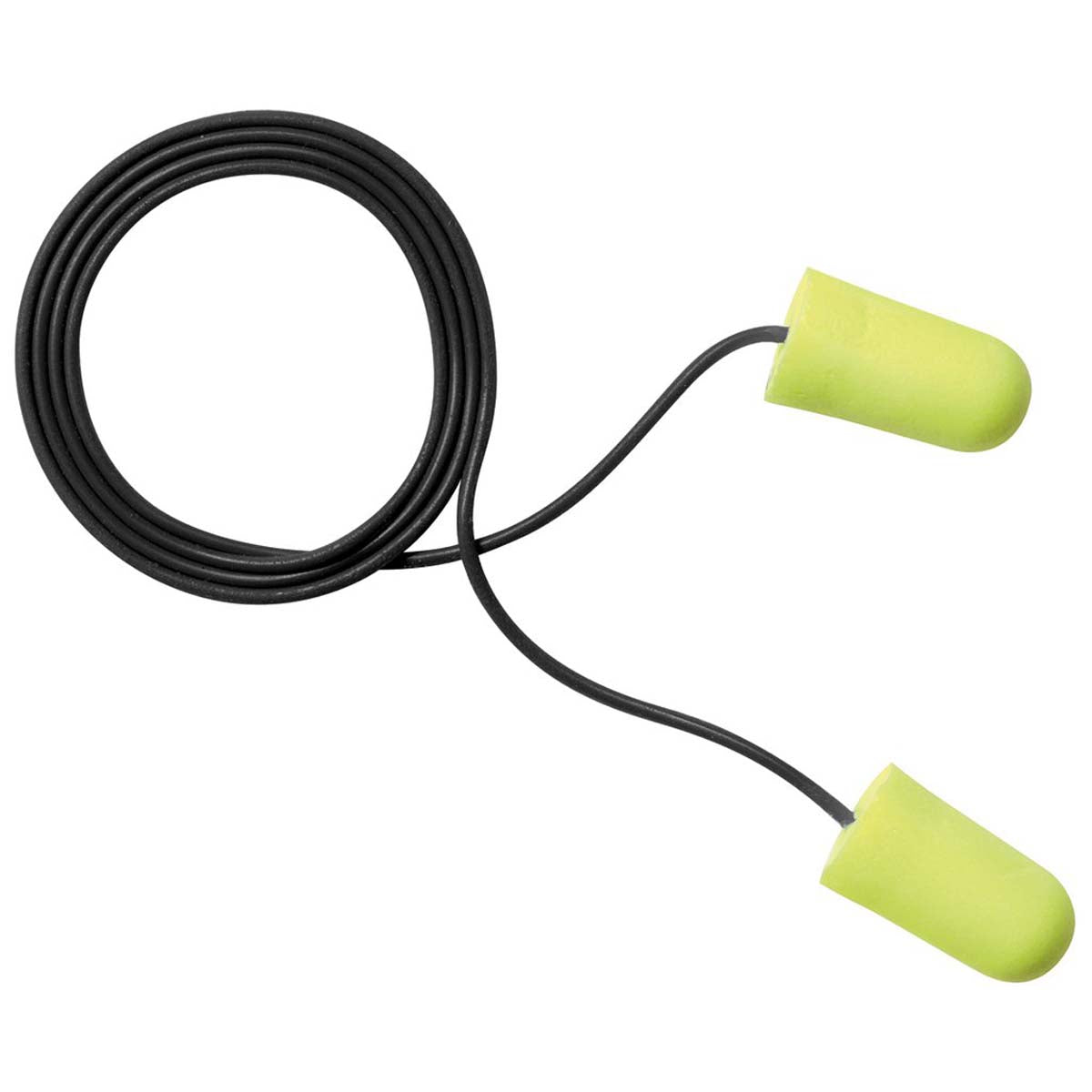 E-A-Rsoft 311-4106 3M E -A -Rsoft Yellow Neons Metal Detectable Corded Earplugs 311 -4106 - in Poly Bag Regular Size 20