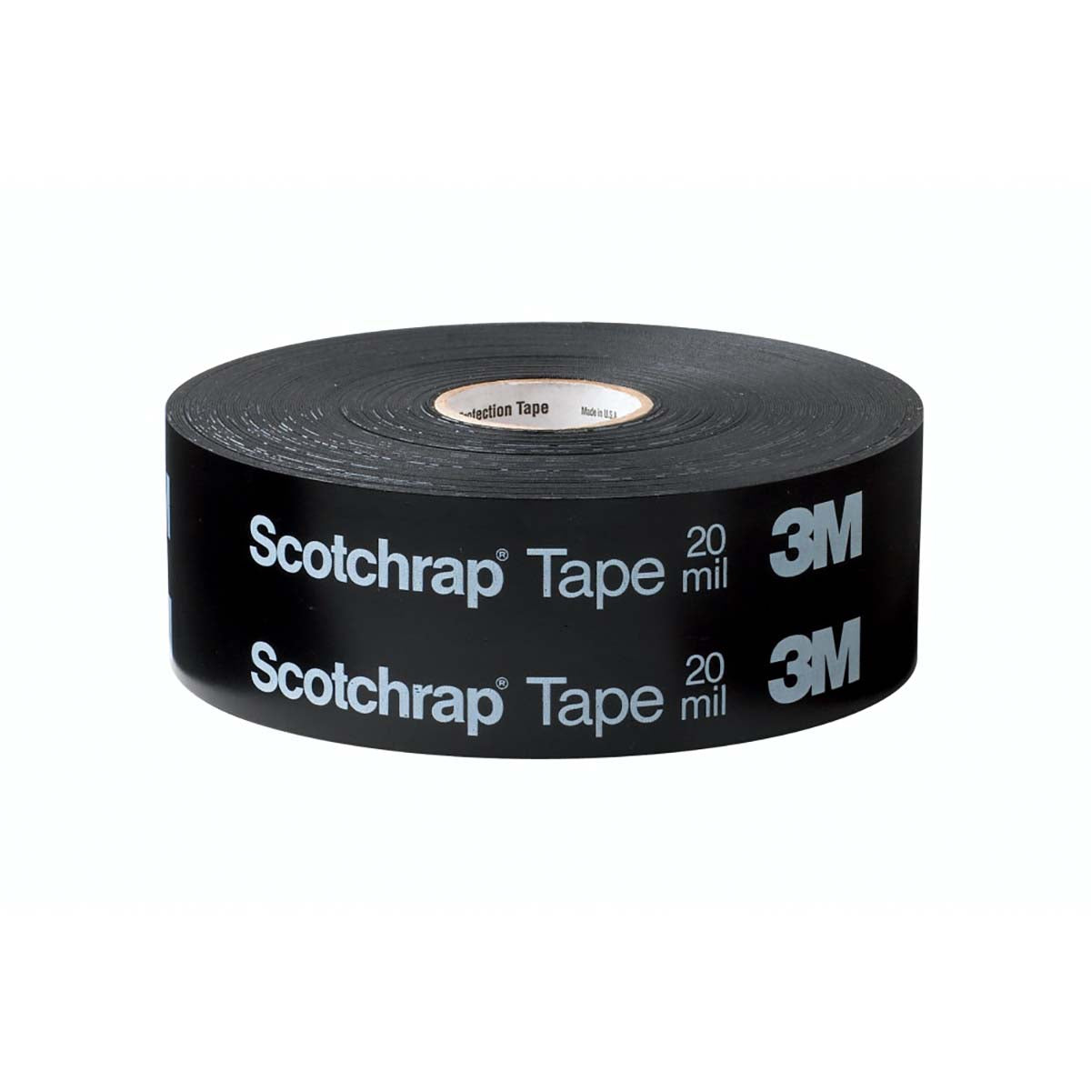 3M 7100007740 Scotchrap Vinyl Corrosion Protection Tape 51, 6 in x 100 ft, Unprinted, Black, 4 rolls/Case