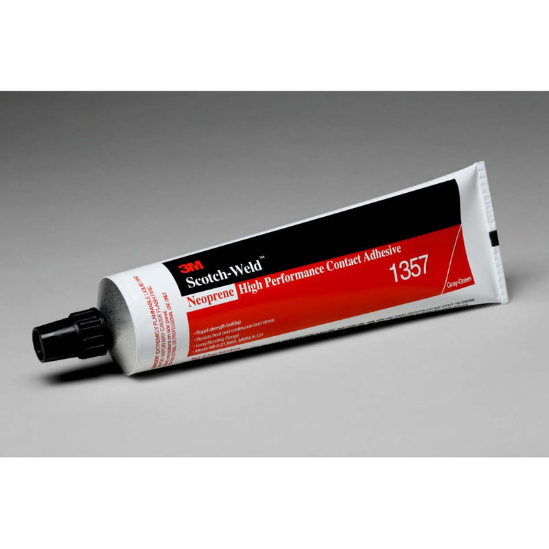 3M 62135726313  Neoprene High Performance Contact Adhesive 1357 Gray -Green - 5 Ounce Tube - 36 per case