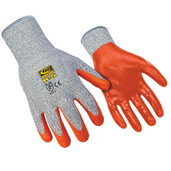 Ringers Gloves 045-10 R -Flex Nitrile 1/2 Dip Cut 5 ANSI 3