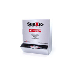 First Aid Only 18-350-001 SunX30 Sunscreen Lotion Packets - 50 Per Box