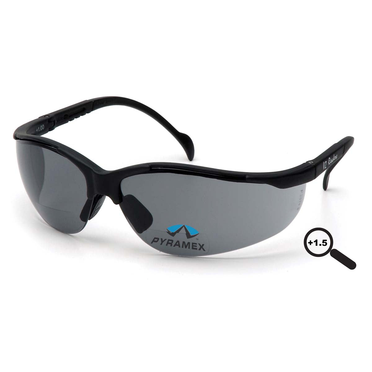 Pyramex SB1820R15 Black Frame/Gray + 1.5 Lens