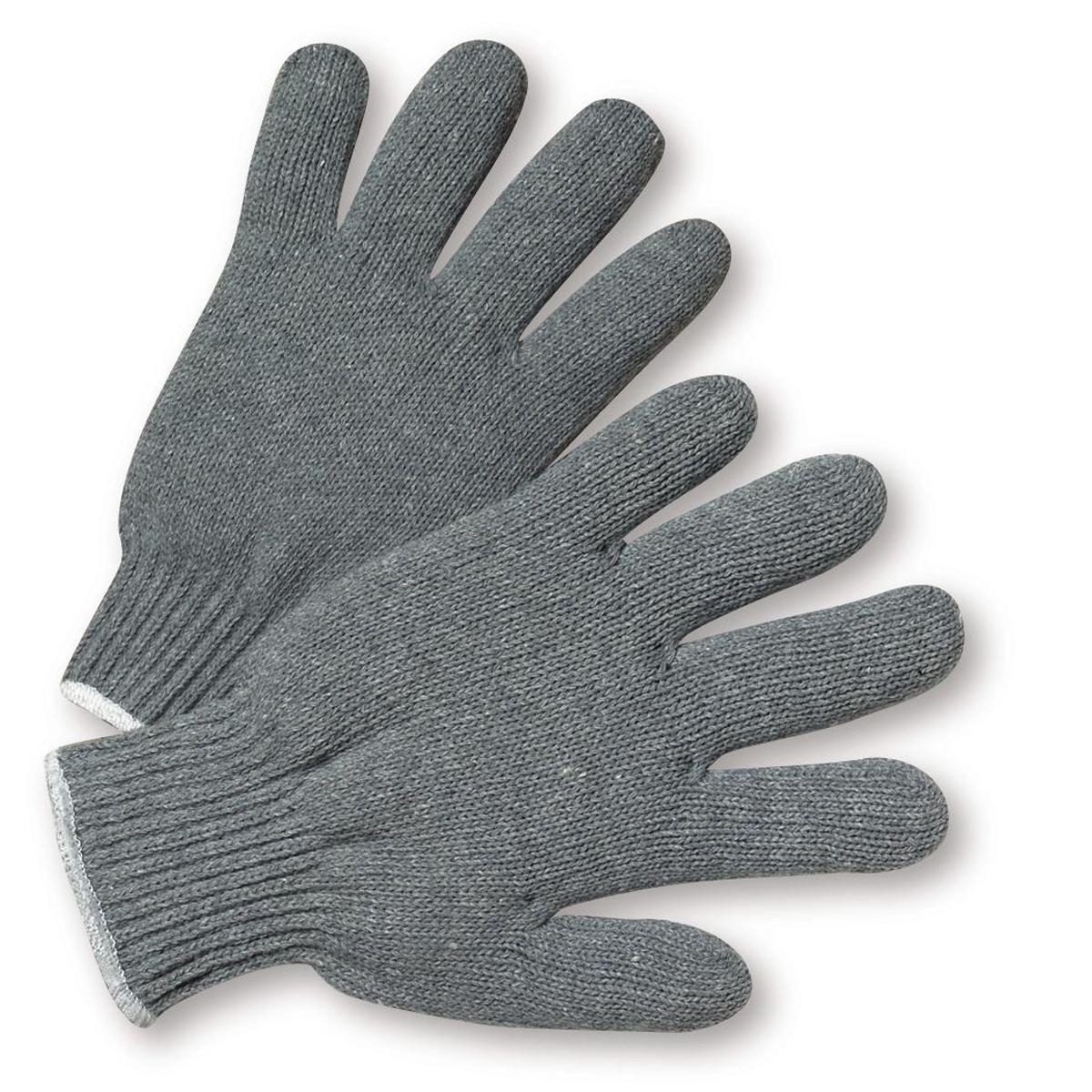 West Chester 710SG Gray string knit - 7  - cut cotton/polyester