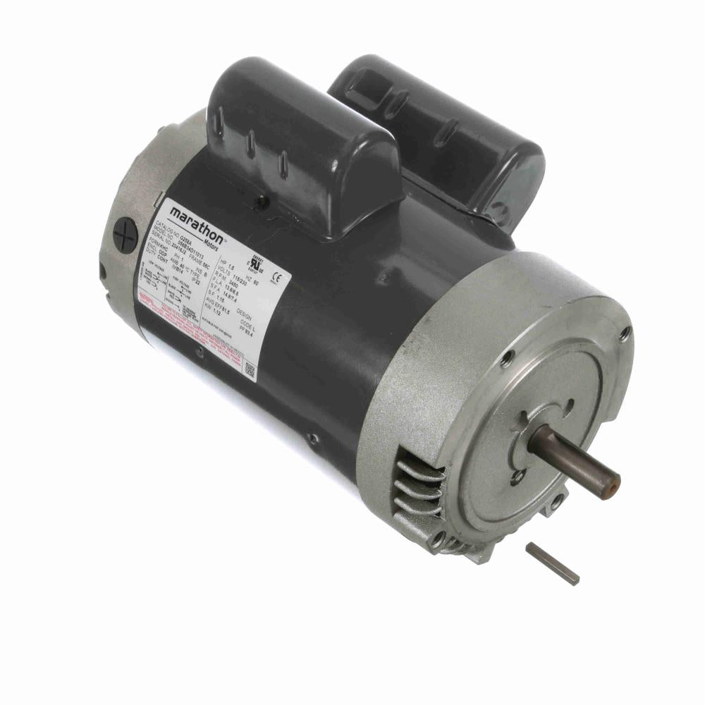 Marathon Motors MG258A G258 Single Phase Dripproof C-Face Motor 1-1/2 HP