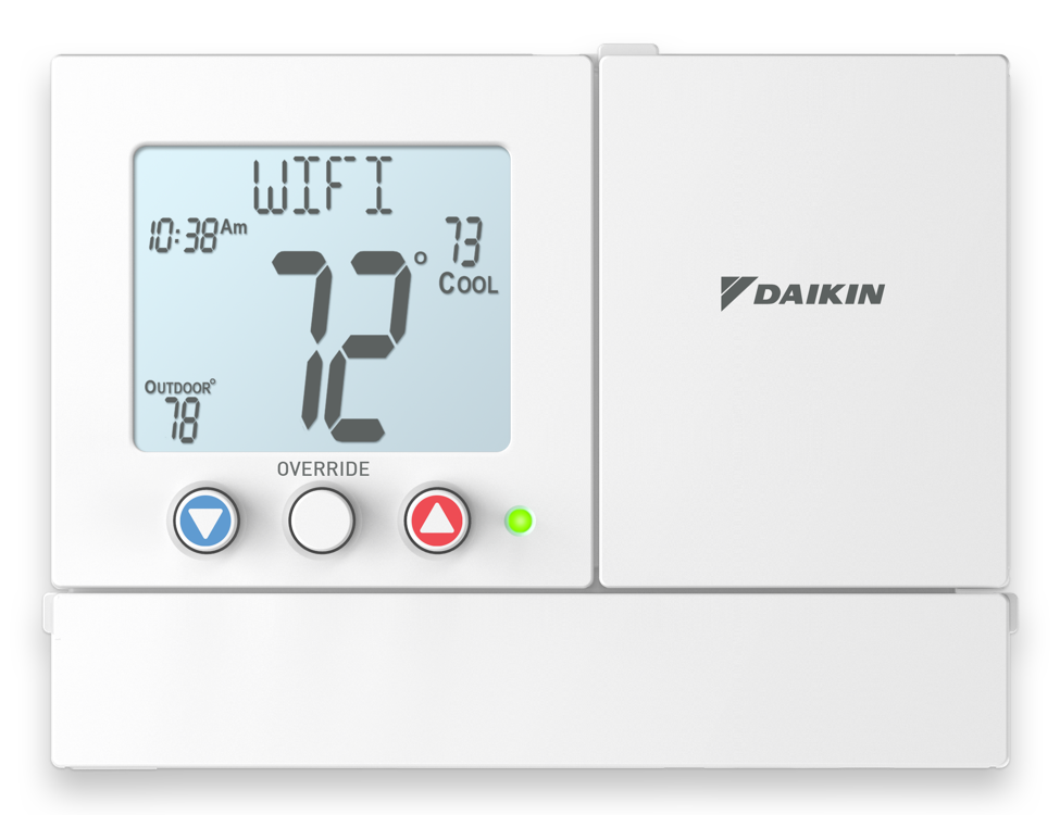 Daikin D4271C Thermostat, 4H/2C, Universal, Programmable, 7-Day