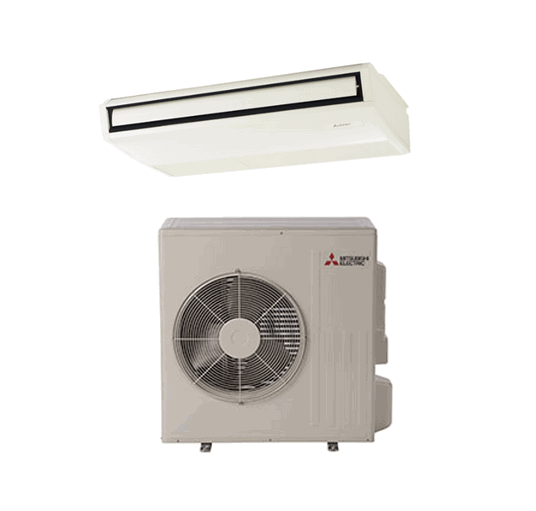 Mitsubishi P-Series 36000 BTU Ceiling Suspended Cooling Only Air Conditioning System - 19.1 SEER