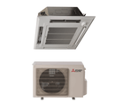 Mitsubishi P-Series 12000 BTU Ceiling Cassette Heat Pump Air Conditioning System - 27 SEER