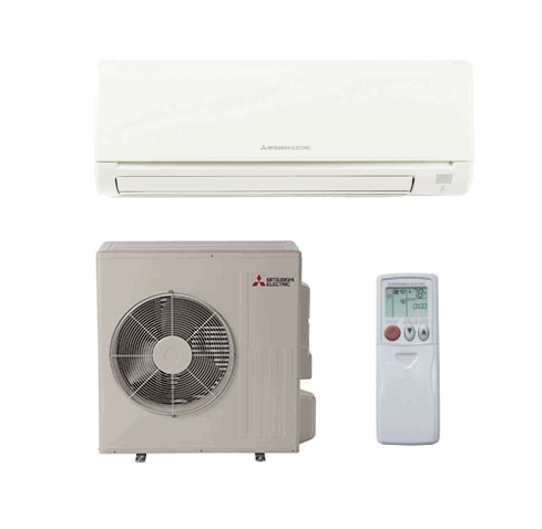 Mitsubishi M-Series 18000 BTU Wall Mounted Heat Pump Air Conditioning System - 20.5 SEER