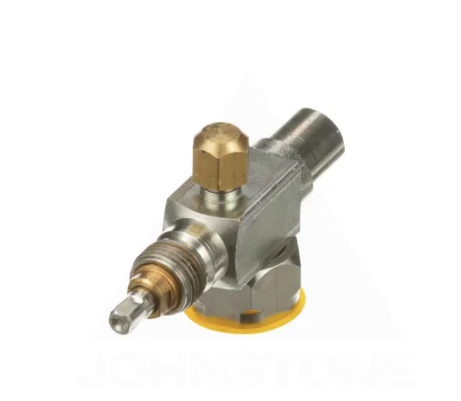 Horiz. Rotolock valve, steel, top port 5/8"OD 1"-14