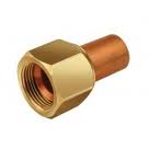 Mueller Industries US5-1010 Brass Flare Female To Solder Adapter - 58 in. Flare x 58 in. OD Tube - 0.16 Lbs